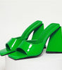 Stina - Eleganta slides mules med tjock blockklack